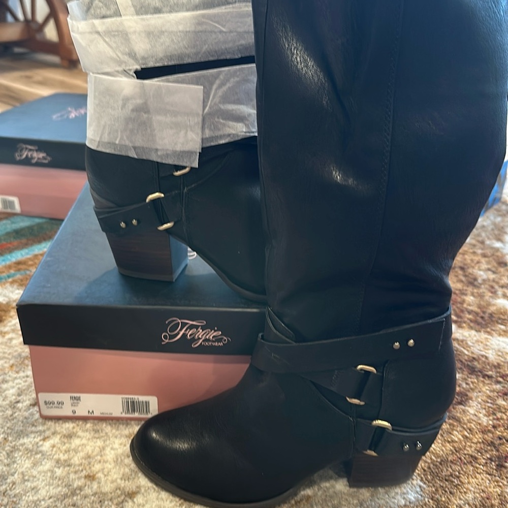 New inbox, Fergie size 9 heeled boots